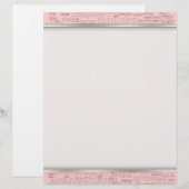 kulinarische Begriffe Word Cloud Writing Paper (Vorne/Hinten)