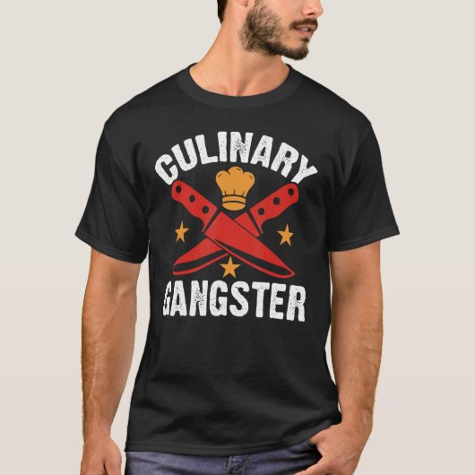 Kulinarische Gangster-Koch Kochen T-Shirt (Vorderseite)