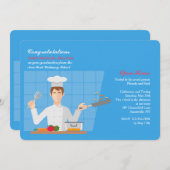 kulinarische Grad Einladung (Vorne/Hinten)