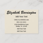 Kulinarische Karte / Kochkarte - SRF (Rückseite)