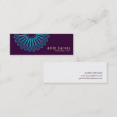 Kulinarische Koch Whisk Logo Lila Visitenkarte (Vorne/Hinten)