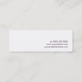 Kulinarische Koch Whisk Logo Lila Visitenkarte (Rückseite)