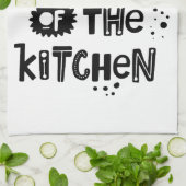 Kulinarische Königin Geschirrtuch (Gefaltet)