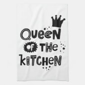 Kulinarische Königin Geschirrtuch (Vertikal)