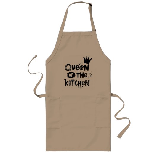 Kulinarische Königin Lange Schürze (Vorne)