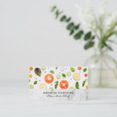 Kulinarische Künste | Gemüse Visitenkarte (Stehend Vorderseite)