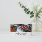 Kulinarische Künste | Gewürze für Löffel Visitenkarte (Stehend Vorderseite)