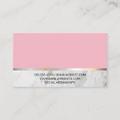 Kulinarische Künste | Gourmet Donuts auf dem Tisch Visitenkarte (Rückseite)