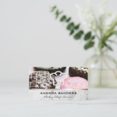 Kulinarische Künste | Gourmet Donuts Koch Hat Symb Visitenkarte (Stehend Vorderseite)