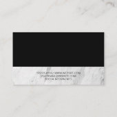 Kulinarische Künste | Koch Hand Kochen Visitenkarte (Rückseite)