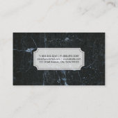 Kulinarische Künste | KOCH | marmoriert Visitenkarte (Rückseite)