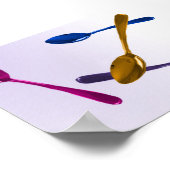 Kulinarische Löffel Poster (Ecke)