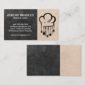 Kulinarische Logos | Restaurant | Catering Visitenkarte (Vorne/Hinten)