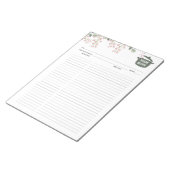 Kulinarische Vegane Rezepte Elegantes Notepad Notizblock (angewinkelt)