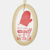 kulinarische Verzierung Backen des lustigen Keramik Ornament (Links)