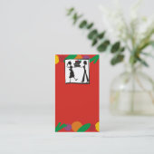 kulinarische Visitenkarte des (Stehend Vorderseite)