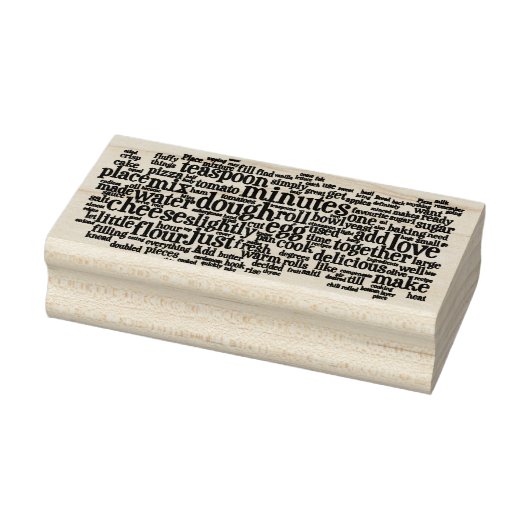 Kulinarische Wörter: Cloud Stamper Gummistempel (Stempel)