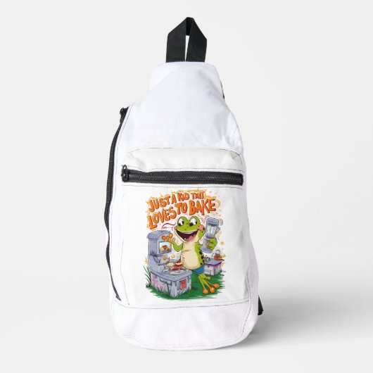 Kulinarischer Explorer: Frogs Stove Adventure Crossbody Bag (Vorderseite)