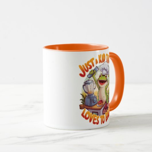 Kulinarischer Frosch: Frogtastische Blender-Magie Tasse (VorderseiteRechts)