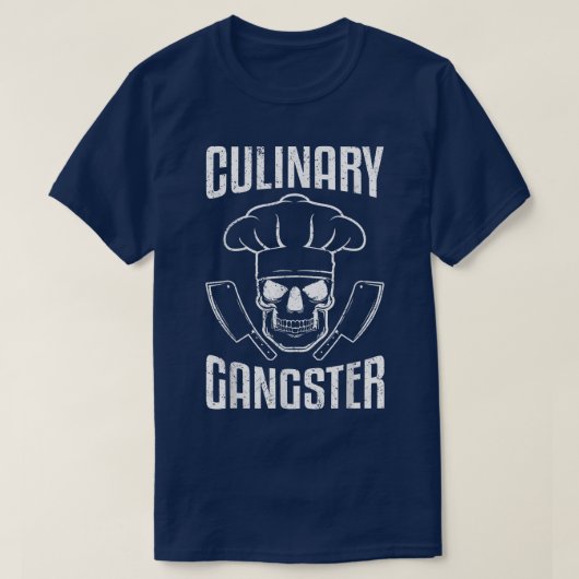 Kulinarischer GangsterCooking Koch Cook T-Shirt (Design vorne)