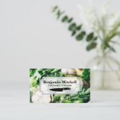 Kulinarischer Koch | Gemüse | FEINSCHMECKER Visitenkarte (Stehend Vorderseite)