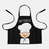Kulinarischer Koch - Koch Cartoon Schürze (Vorderseite)