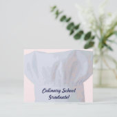 Kulinarischer Schulabsolvent Einladung (Stehend Vorderseite)