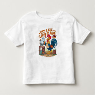Kulinarisches Chickens Kuchen Kreation Kleinkind T-shirt