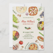 Kulinarisches Essen Einladung (Vorderseite)