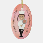 Kulinarisches Hispanic Girl Koch Weihnachtsschmuck (Rechts)