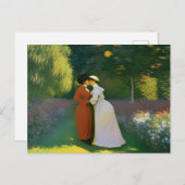 Kulinarisches im Garten am Monet Postcard Postkarte (Vorne/Hinten)