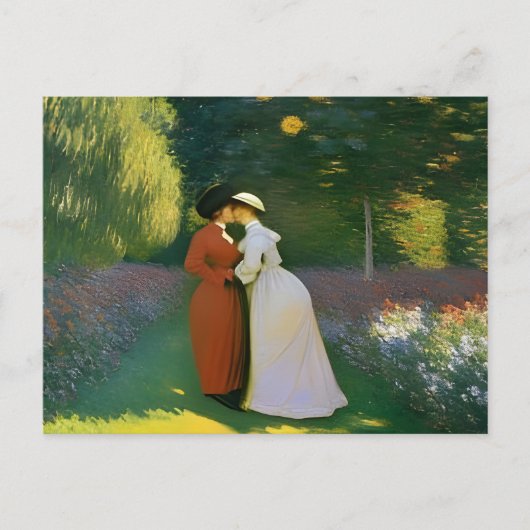 Kulinarisches im Garten am Monet Postcard Postkarte (Vorderseite)