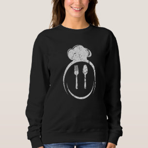Kulinarisches Kochen Essen Sous Koch Koch Hat Cook Sweatshirt