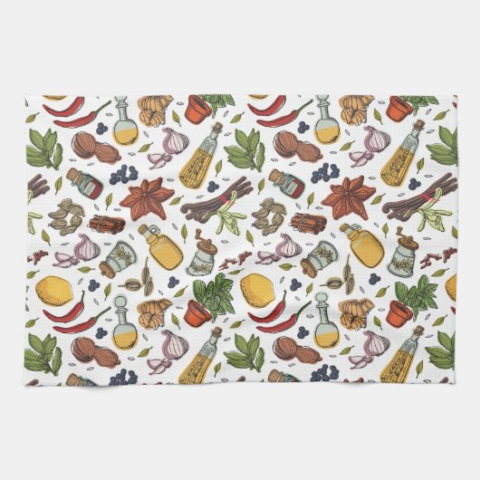 Kulinarisches Küchentuch (Horizontal)