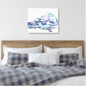 Kulinarisches Langlaufen Leinwanddruck (Insitu (Schlafzimmer))