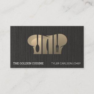 Kulinarisches Logo Restaurant Koch Visitenkarte