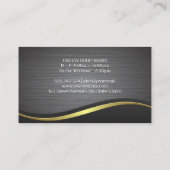 Kulinarisches Messer | Hintergrund für metallisch Visitenkarte (Rückseite)