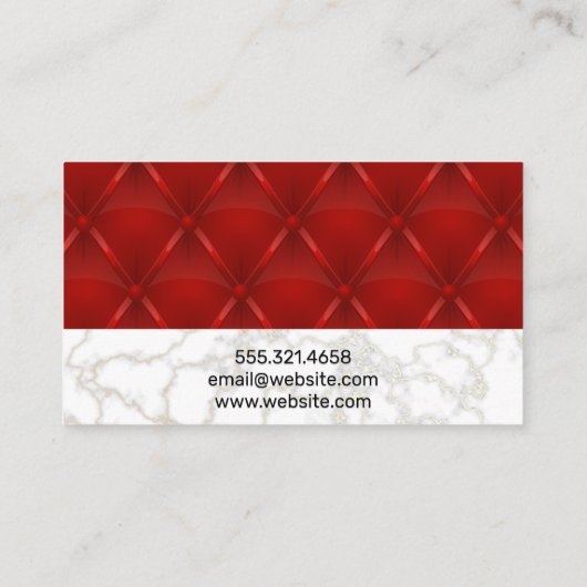 Kulinarisches Messer Leder Upholster Hintergrund Treuekarte (Rückseite)