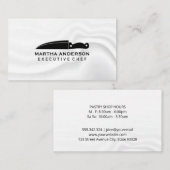 Kulinarisches Messer | Silky Hintergrund Visitenkarte (Vorne/Hinten)