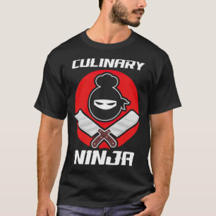 Kulinarisches Ninja Funny King Küche Guru Koch Des T-Shirt