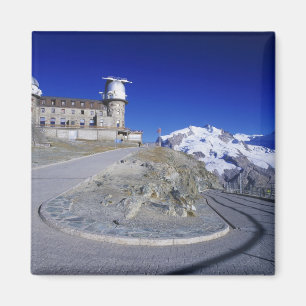 Kulm hotel and trail, Gornergrat, Zermatt Magnet
