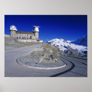 Kulm hotel and trail, Gornergrat, Zermatt Poster
