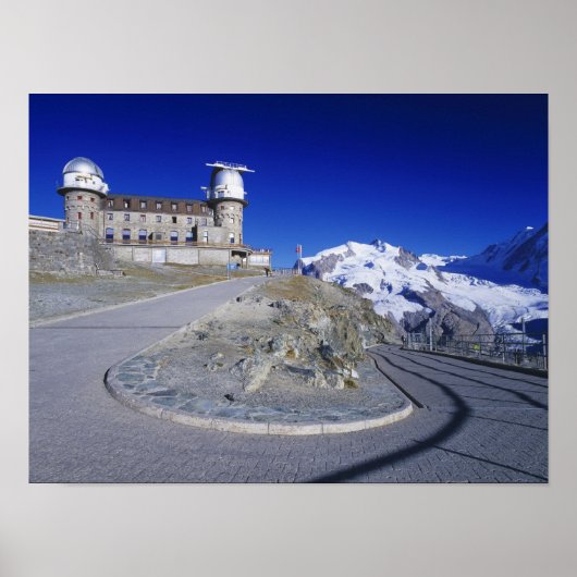 Kulm hotel and trail, Gornergrat, Zermatt, Poster (Vorne)