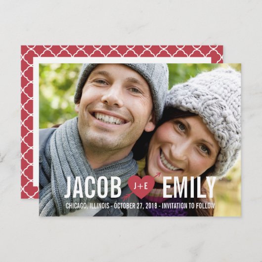 KULPIDENTE Save the Date Postkarte (Vorne/Hinten)