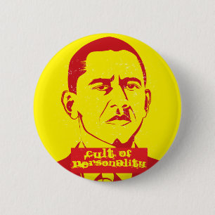Kult der Persönlichkeit - Obama-Button Button