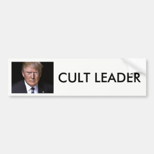 "Kult-Führer" Anti-Donald Trumpf Autoaufkleber