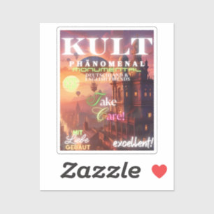 KULT PHÄNOMENAL MONUMENTAL AUFKLEBER