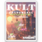 KULT PHÄNOMENAL MONUMENTAL AUFKLEBER (Vorderseite)