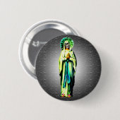 Kult von Sankt Muerte Button (Vorne & Hinten)