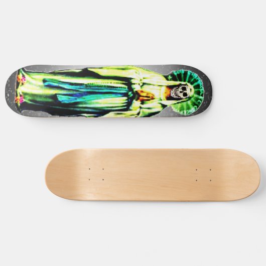 Kult von Sankt Muerte Skateboard (Horizontal)